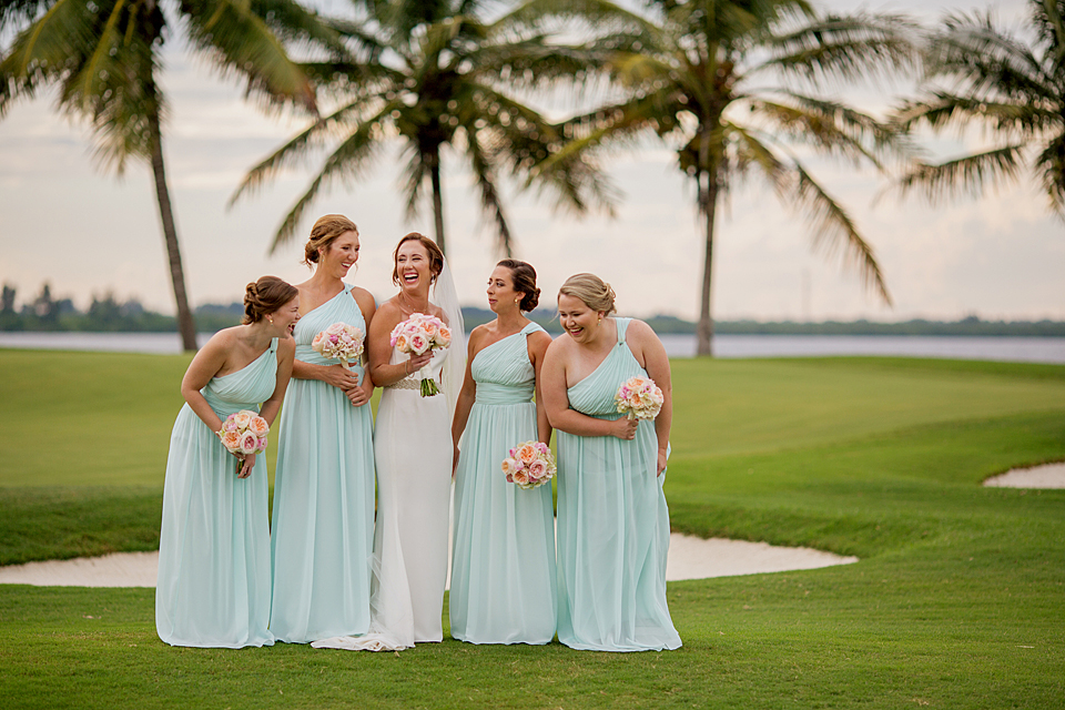 Aqua and Pink Wedding at Moorings Club in Vero Beach Florida