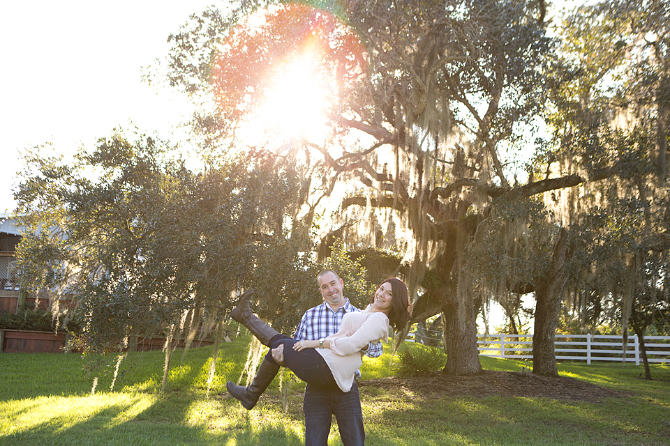 Engagement Photo at Up the Creek Farms Vero Beach Melbourne Orlando Wedding 