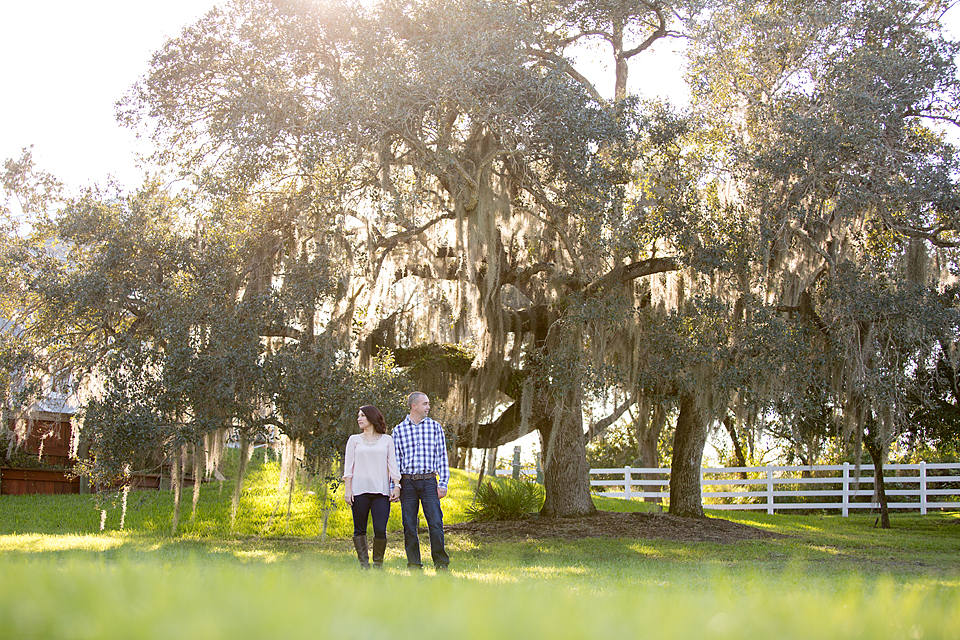 Rustic Engagement Photo at Up the Creek Farms Vero Beach Melbourne Orlando Wedding 