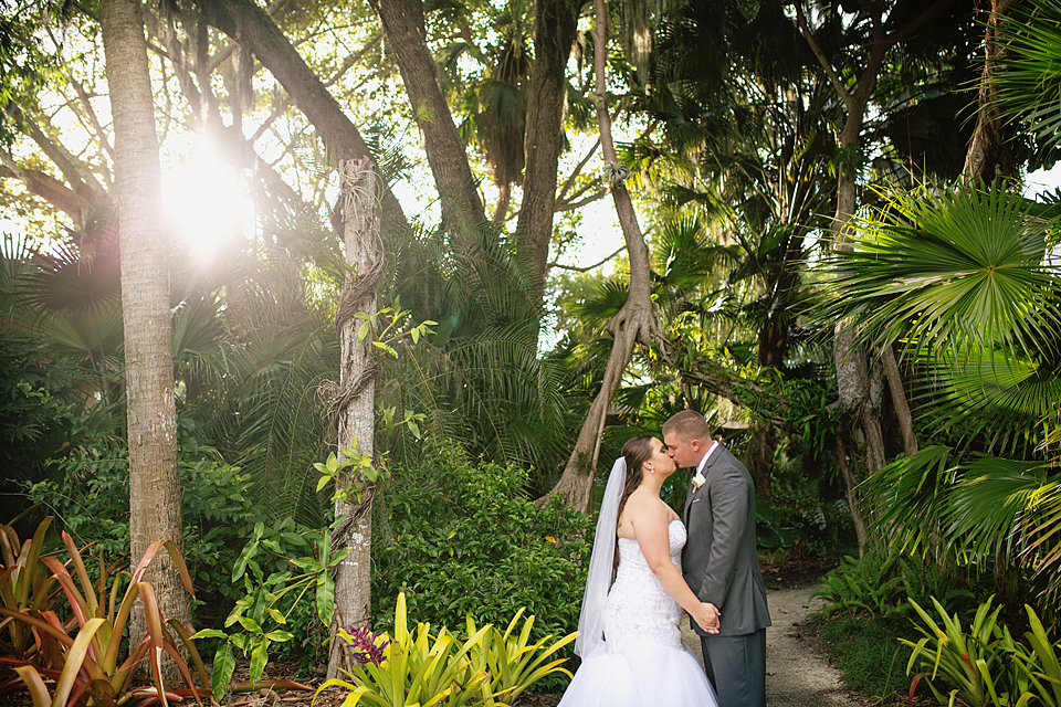 pretty sunlight peaking through the gardens while the kiss south florida vero beach