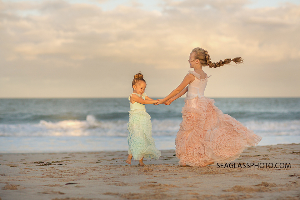 Beauties and the Beach | Vero Beach Children Photography