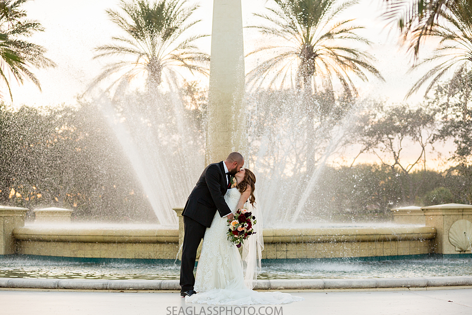bride and groom photo at Grand Harbor Vero Beach Florida Wedding