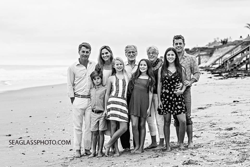 Family with grandparents children and grandchildren at Windsor Beach Club in Vero Beach Florida