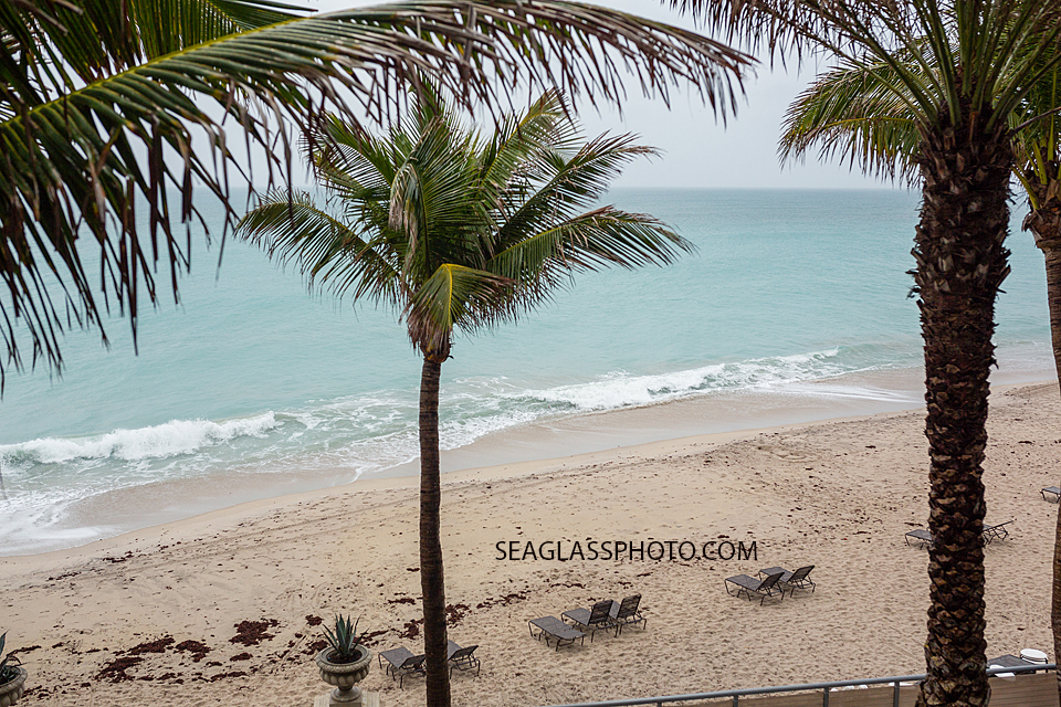 Beautiful photo of the beach outside the window of the kimpton Vero Beach Hotel and spa in Vero Beach Florida