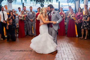 Bride and Groom dance for the first time photographed by a Vero Beach Photographer