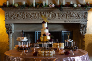 Cake and dessert table photographed by a Vero Beach Photographer
