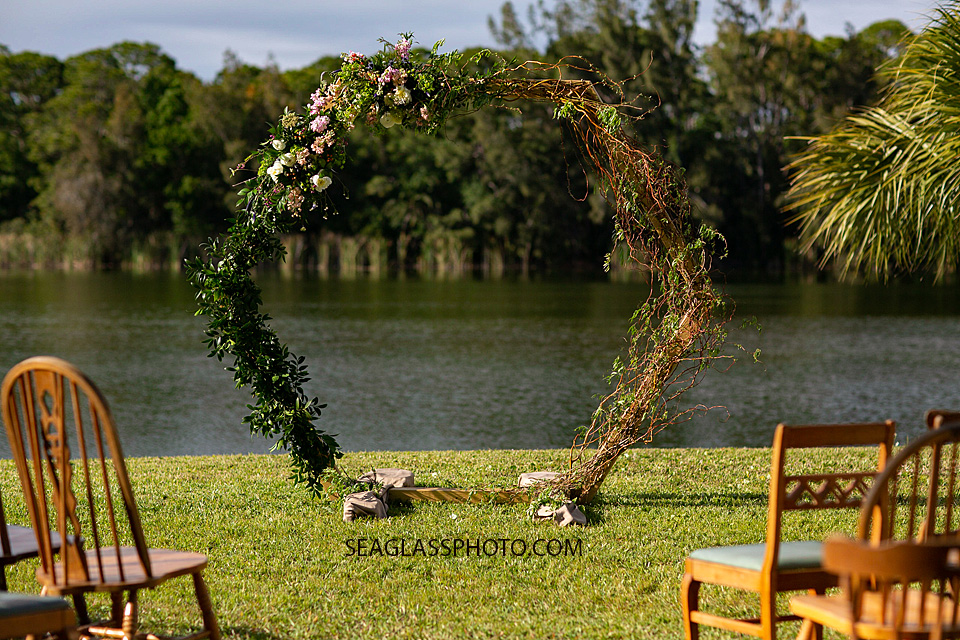 The arch way where the Bride and Groom will say i do soon enough in Vero Beach Florida