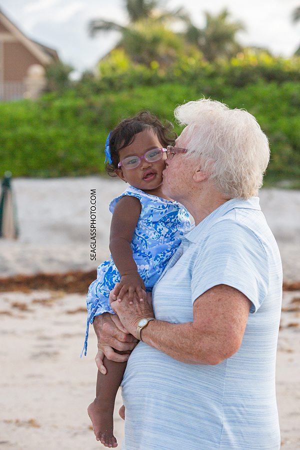 Grandma and her granddaughter in Vero Beach Florida