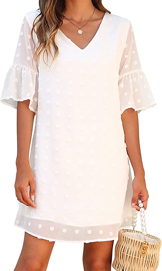 women's white dress 